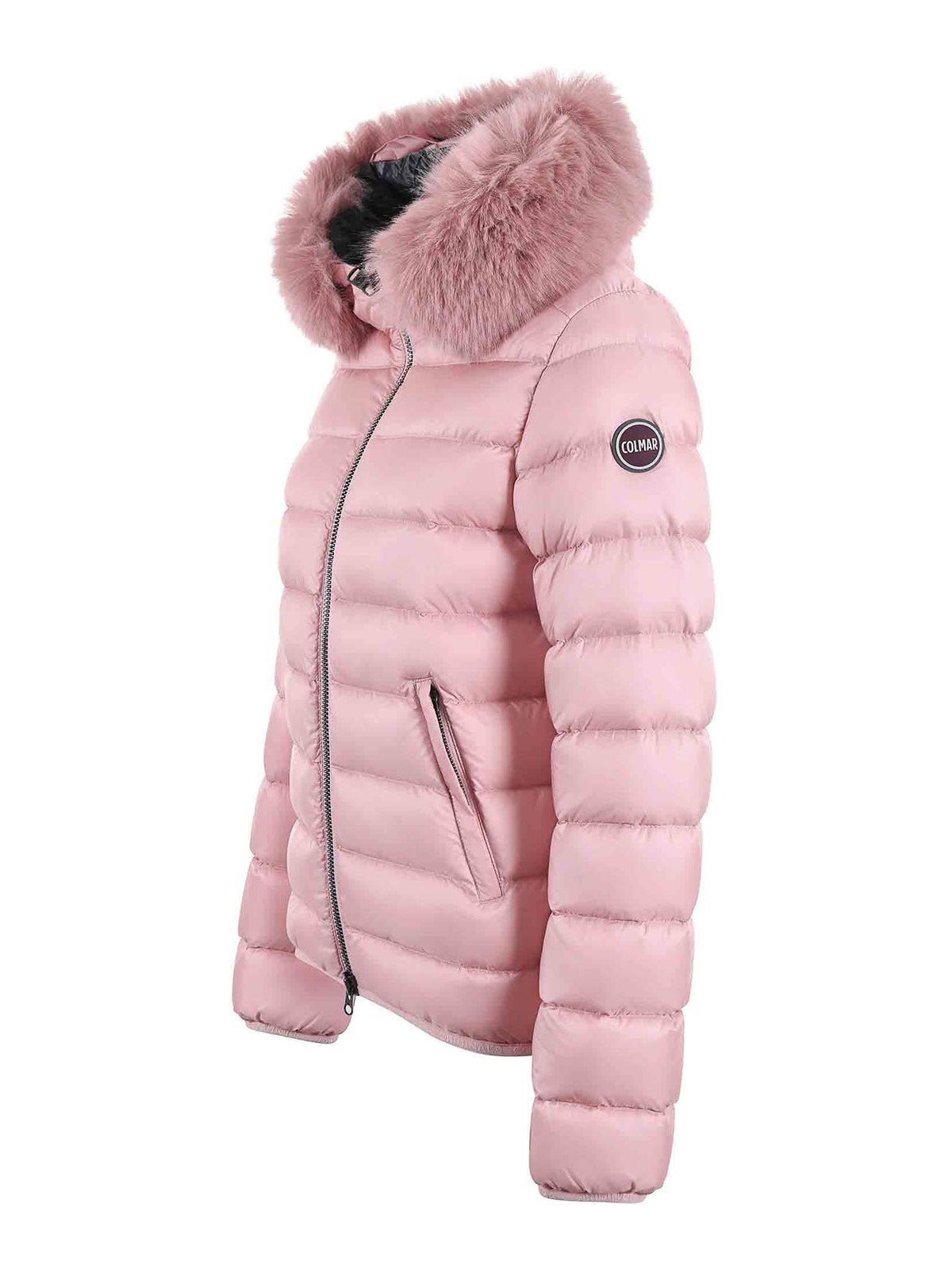Piumino con Cappuccio e Pelliccia Colmar💕