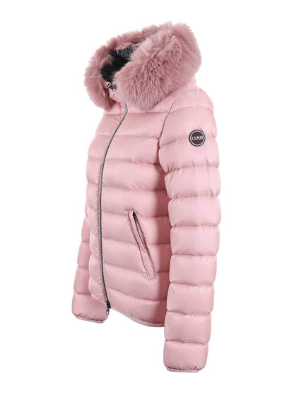 Piumino con Cappuccio e Pelliccia Colmar💕