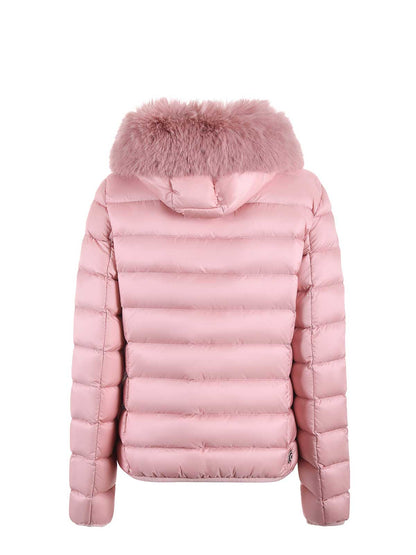 Piumino con Cappuccio e Pelliccia Colmar💕