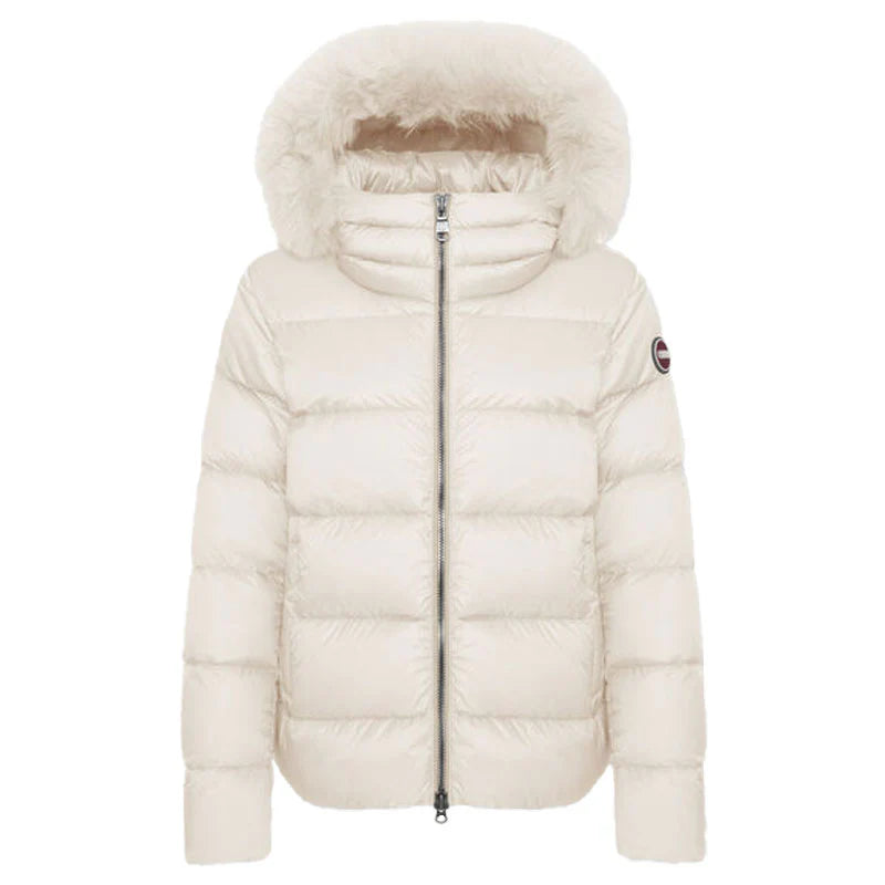 Piumino con Cappuccio e Pelliccia Colmar💕