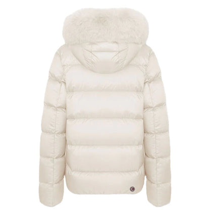 Piumino con Cappuccio e Pelliccia Colmar💕