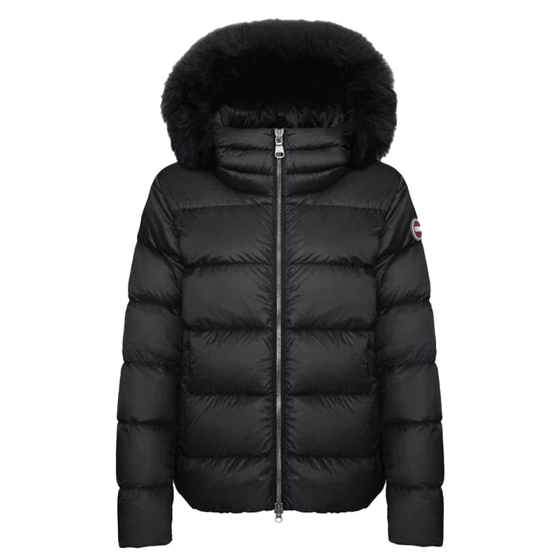 Piumino con Cappuccio e Pelliccia Colmar💕